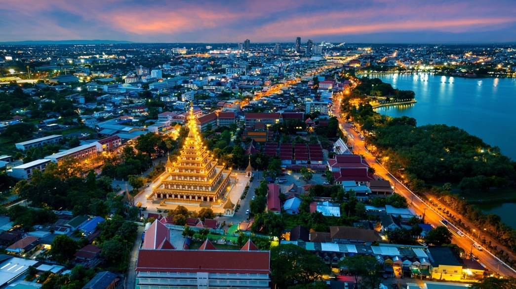 Capital of enchanting region of Isan