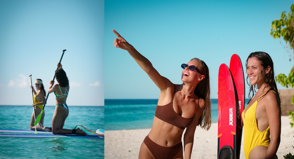 Water sports for group vacation in Maldives