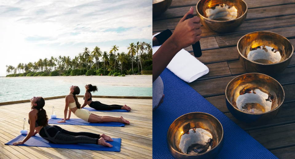 Wellness experiences for group vacation in Maldives