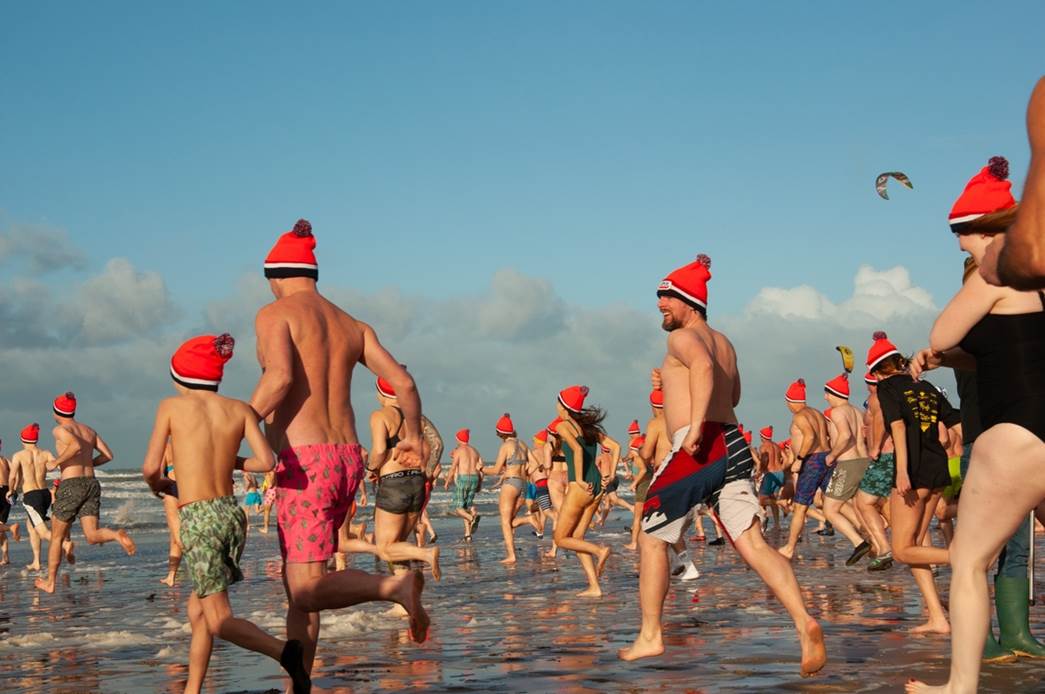 Dutch tradition of the Nieuwjaarsduik, or New Year’s Dive
