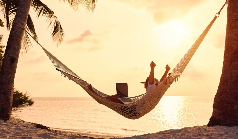 Remote working in paradise