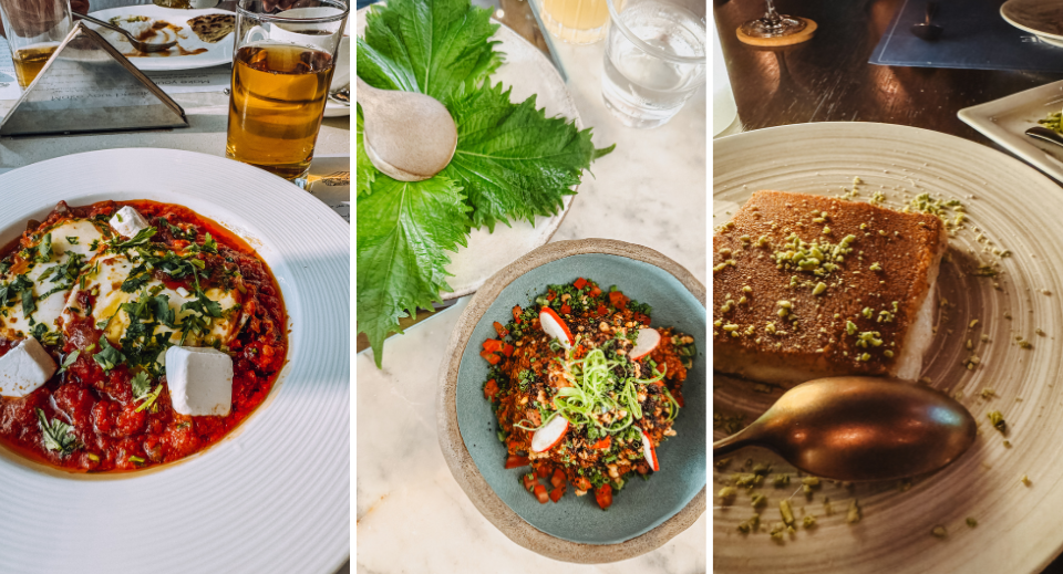 Dining experience at the award-winning Lebanese restaurant, La Sirène