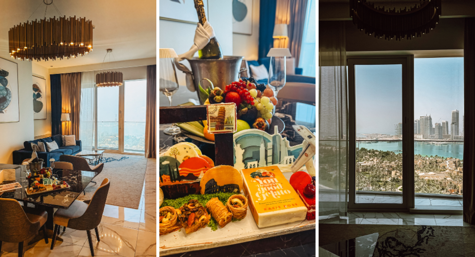 Room and view at Avani+ Palm View Dubai