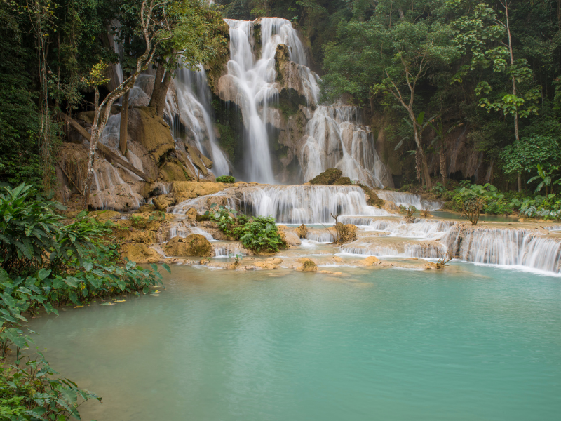 Kuang Si Waterfall, Luang Prabang, Laos