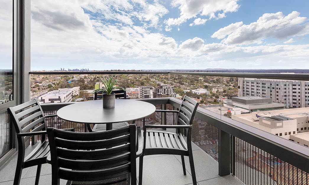 Spacious Private Balcony